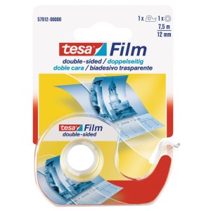 Taśma biurowa tesafilm® dwustronna 7,5m x 12mm + dyspenser
