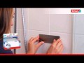Koszyk łazienkowy pod prysznic tesa® POWERSTRIPS metalowy, biały