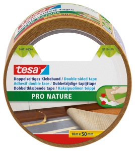 Dwustronna taśma do wykładzin tesa® PRO NATURE 10m x 50mm