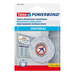 Dwustronna taśma montażowa piankowa tesa® POWERBOND UNIVERSAL 1,5m x 19mm