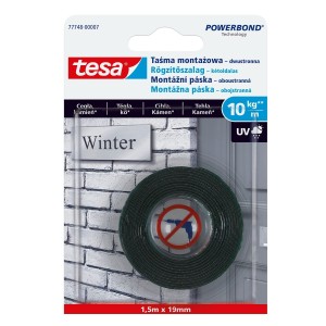 Dwustronna taśma montażowa piankowa tesa® do cegły i kamienia 1,5m x 19mm