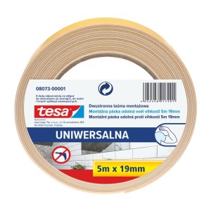 Dwustronna taśma montażowa piankowa tesa® TESAFIX 5m x 19mm