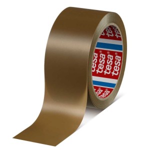 Taśma klejąca pakowa pcv tesa® 66m x 50mm, brązowa