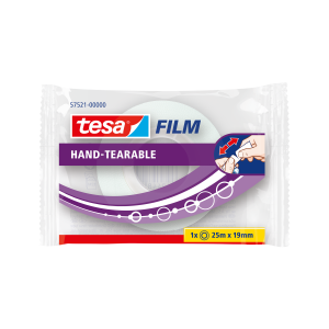 Taśma biurowa tesafilm® urywalna ręcznie  25m x 19mm