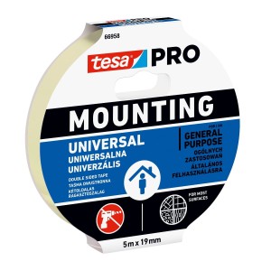 Dwustronna taśma montażowa tesa® PRO Mounting uniwersalna, 5m x 19mm