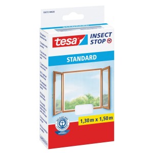 Moskitiera na okno STANDARD  tesa® 1,30m x 1,50m, biała