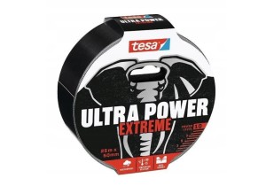 Taśma naprawcza tesa® Ultra Power 10 m x 50 mm, czarna