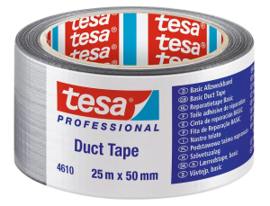 TESA PROFESSIONAL Taśma polipropylenowa materiałowa 25m x 50mm srebrna