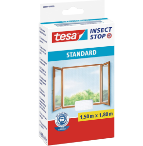 TESA STANDARD Moskitiera okienna na owady - Siatka na okno 150x180cm biała