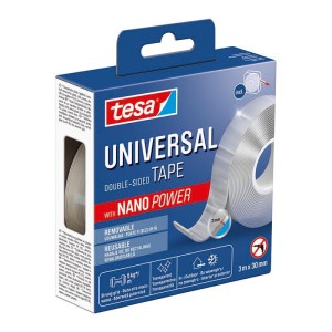 TESA UNIVERSAL NANO POWER Taśma klejąca montażowa dwustronna 3m x 30mm