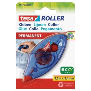 Klej w taśmie tesa® ecoLogo  8,5m x 8,4mm, jednorazowy