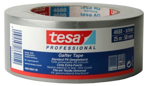 Taśma naprawcza tesa® GAFFER 25m x 50mm, szara