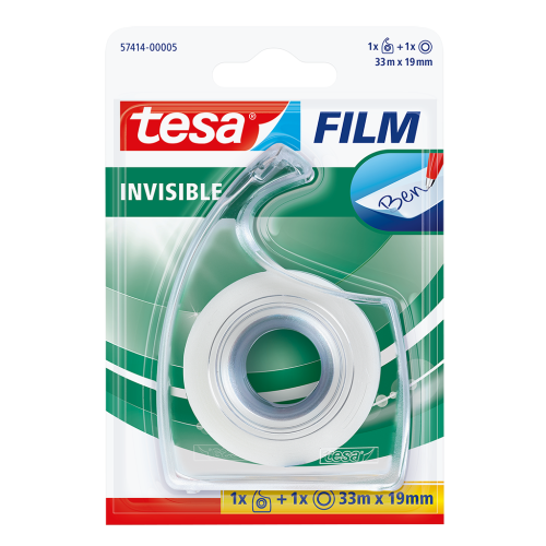 Taśma biurowa tesafilm® invisible 33m x 19mm + dyspenser Easy Cut