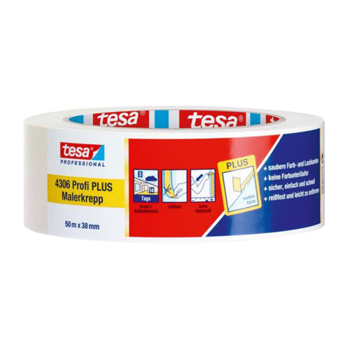 Taśma maskująca malarska tesa® Professional Plus 50m x 38mm